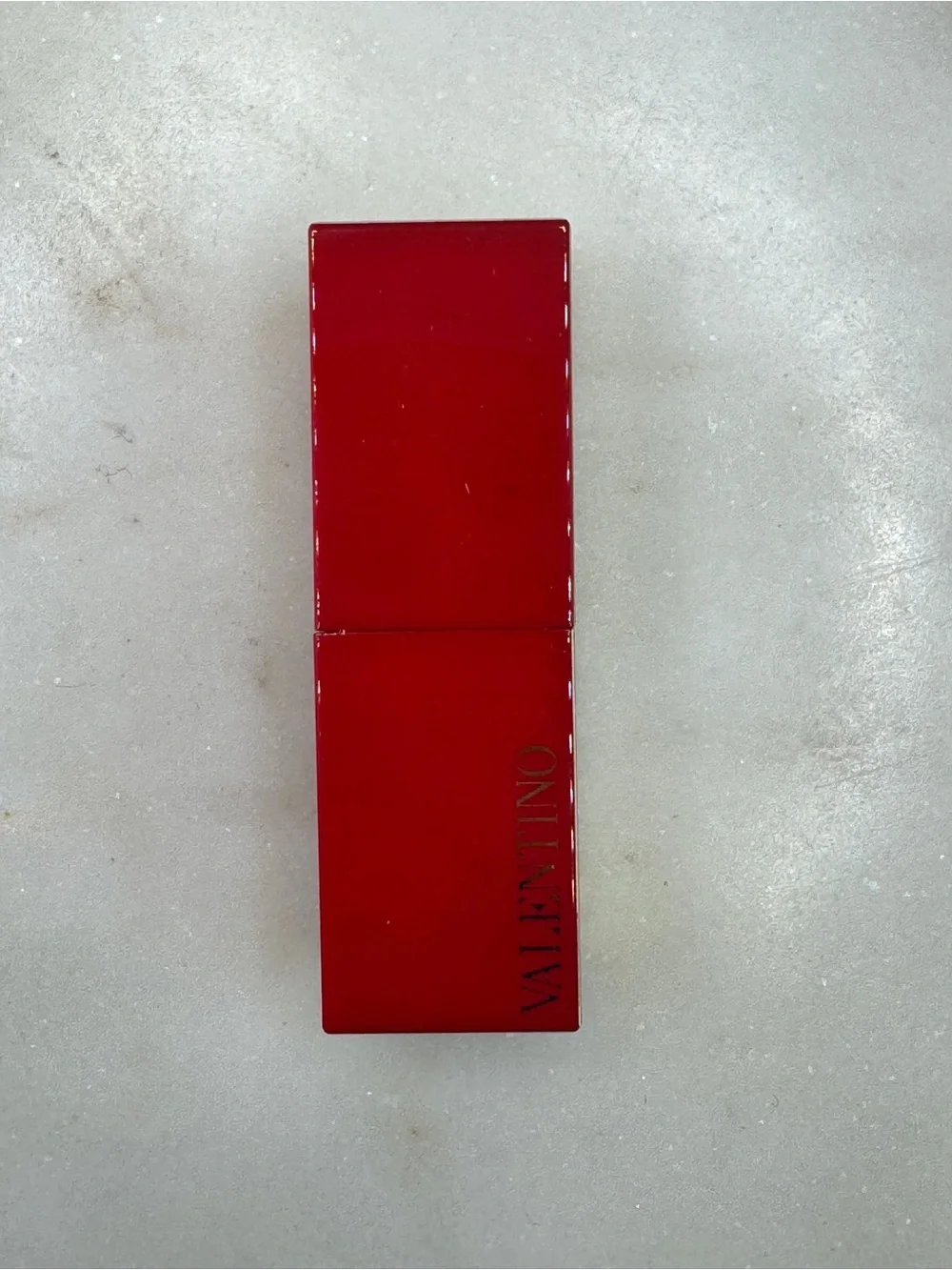 Valentino MiniRosso Matte Lipstick in Bright Red with Gold Logo